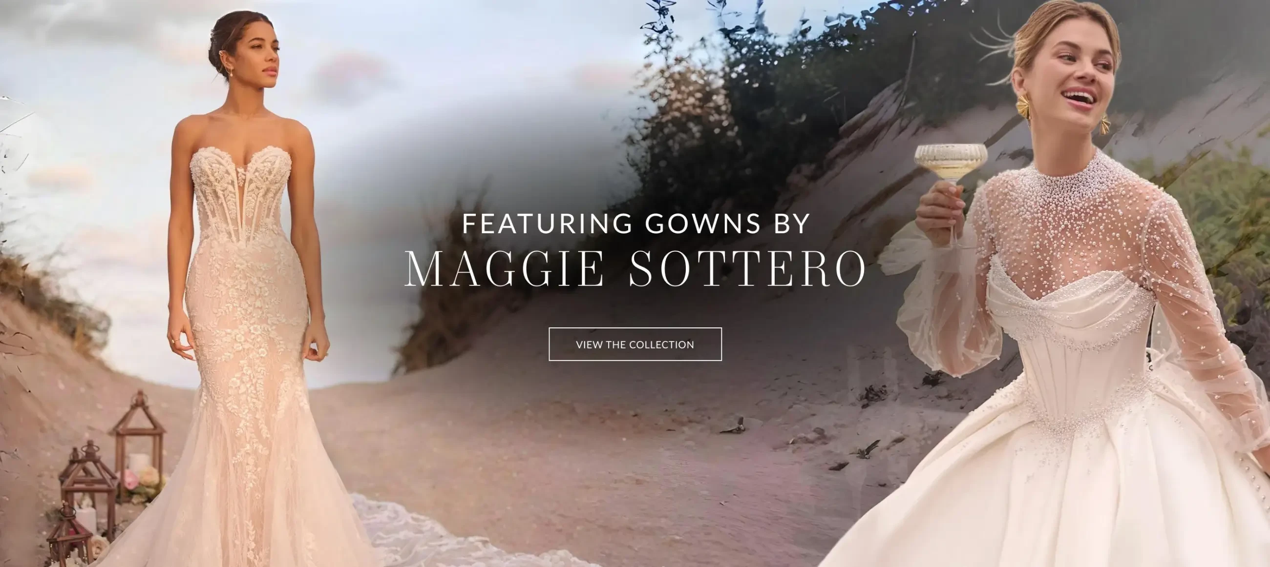 Maggie Sottero Fall 2025 banner for desktop
