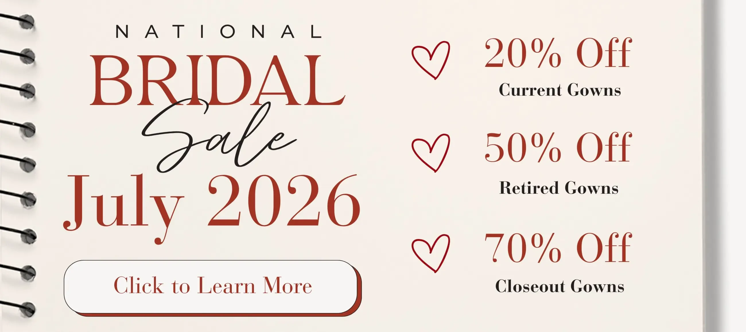 National Bridal Sale