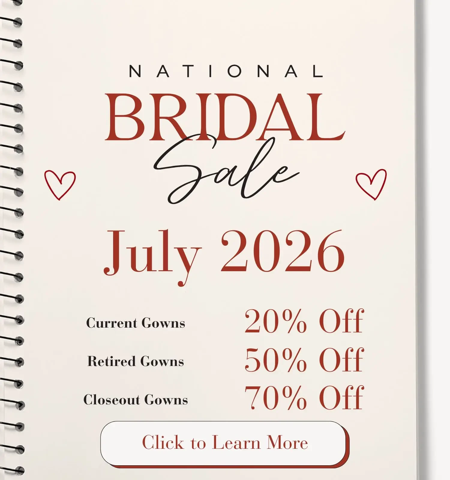 National Bridal Sale