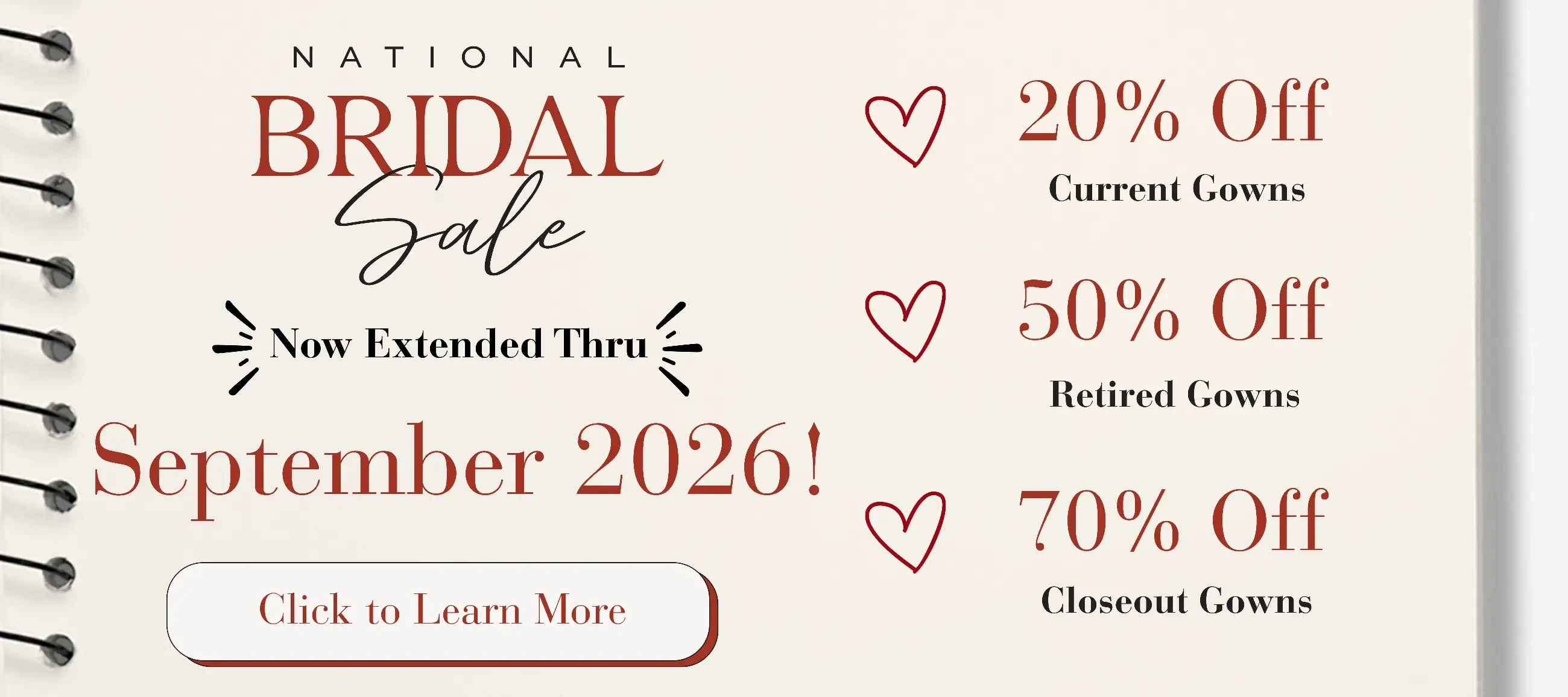 National Bridal Sale