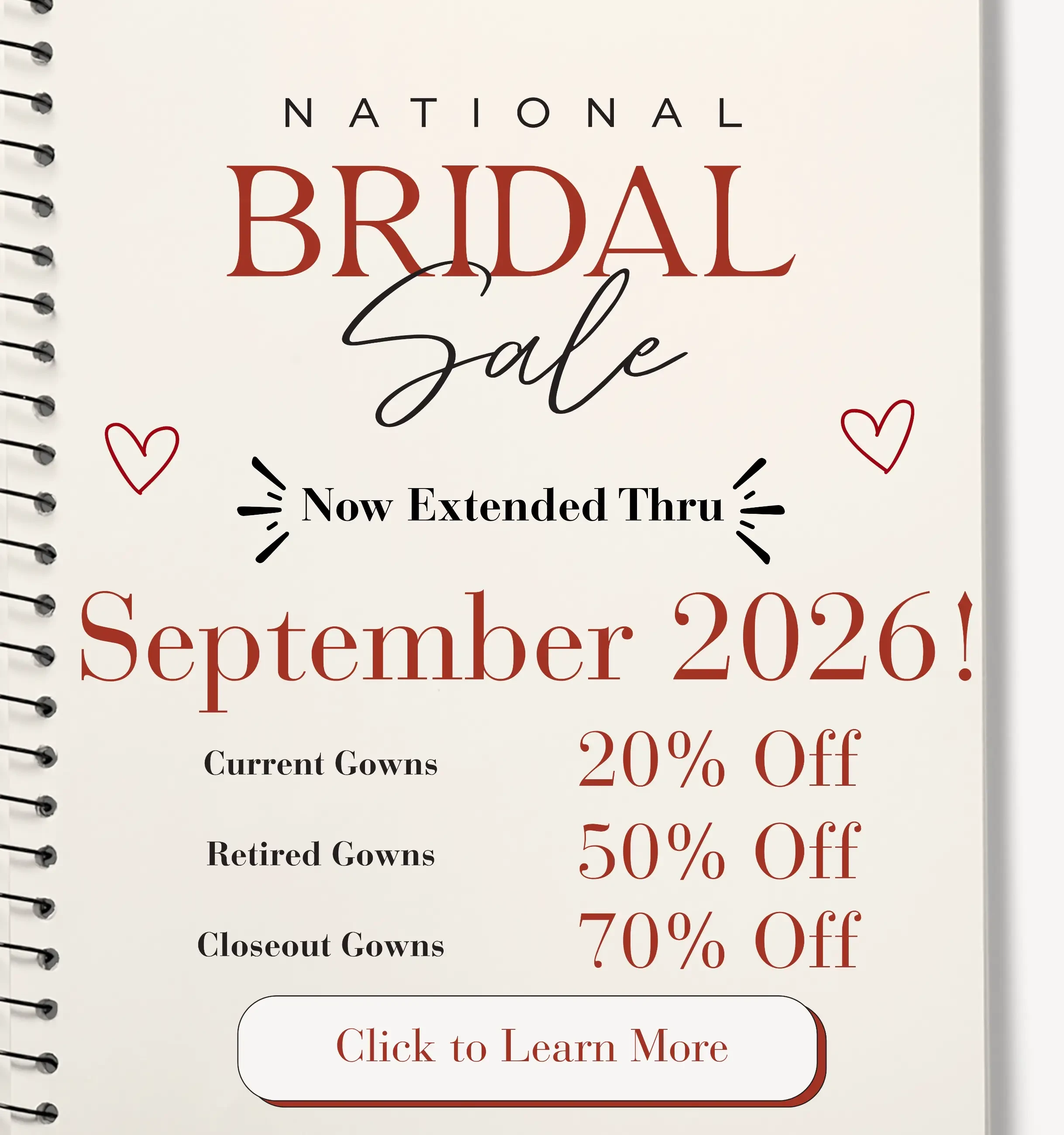 National Bridal Sale