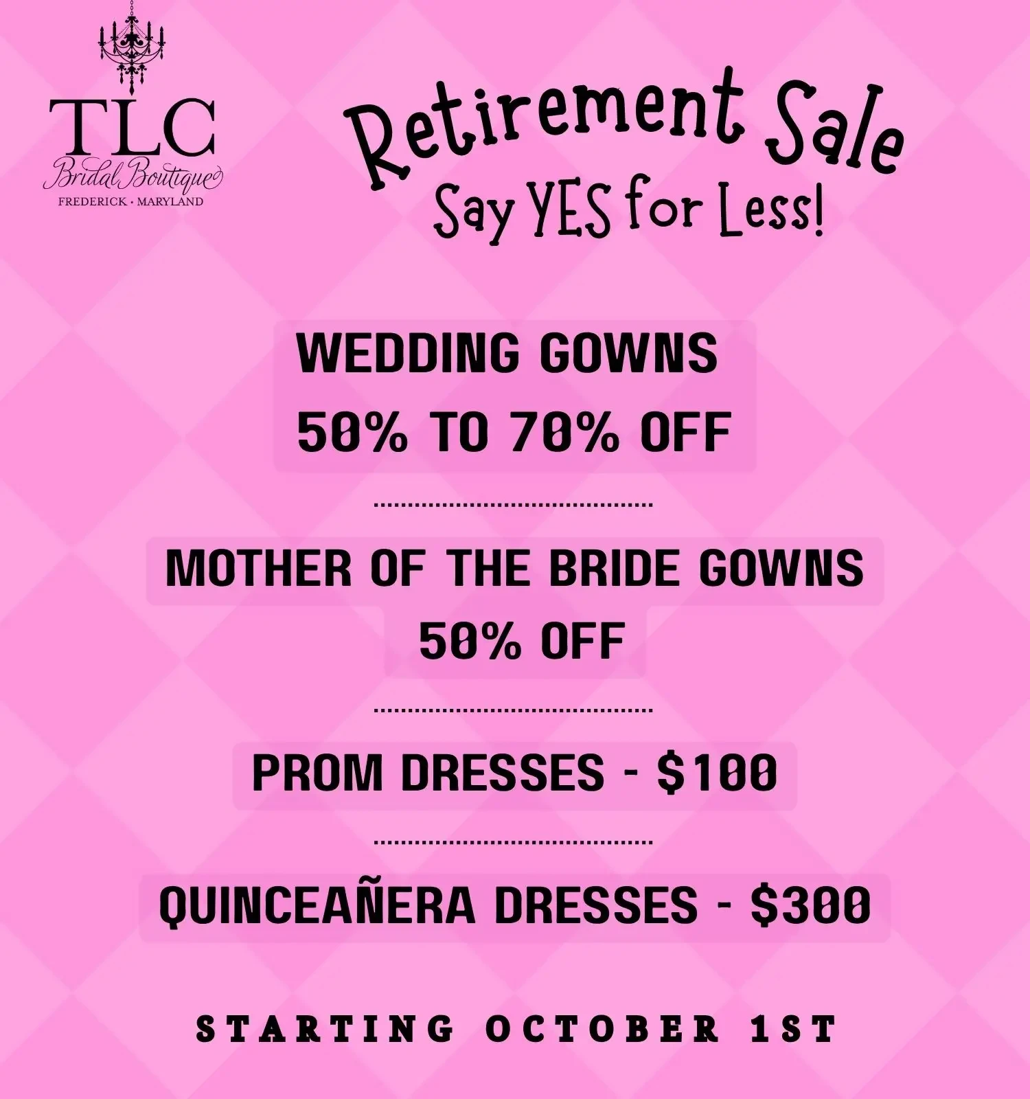 Retirement Sale